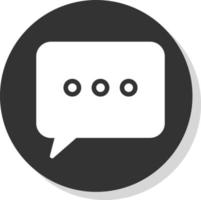 Comment Dots Vector Icon Design