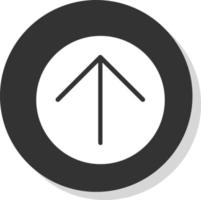 Arrow Circle Up Vector Icon Design