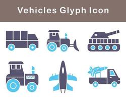 Vehicles Vector Icon Set