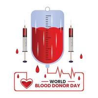 World Blood Donor Day vector