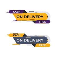 Cash On Delivery Steacker Vector