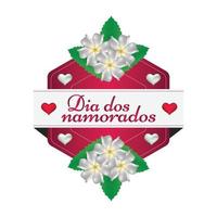 Dia Dos Namorados Card vector