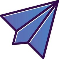 Paper Plane Vector Icon Design