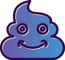 Poop Vector Icon Design