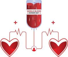 World Blood Donor Day vector