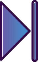 Skip Vector Icon Design