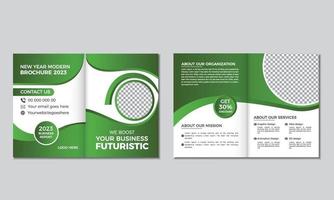 Vector layout of two square covers design template for brochure,