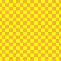 Seamless pattern geometric of yellow and orange checkered squares. vector