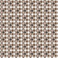 Seamless pattern with brown circles on gray background. Vector illustration.