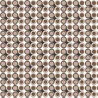 Seamless pattern with brown circles on gray background. Vector illustration.