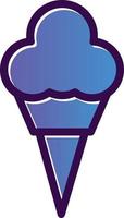 Ice Cream Vector Icon Design