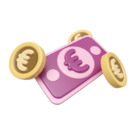 Euro Money 3D Illustration Icon