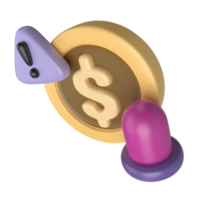 Emergency Fund 3D Illustration Icon png