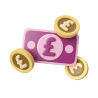 Euro Money 3D Illustration Icon png