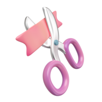 Grand Opening 3D Illustration Icon png
