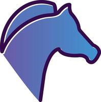 Horse Head Vector Icon Design