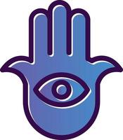 diseño de icono de vector de hamsa