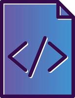 File Code Vector Icon Design