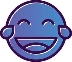 Grin Tongue Squint Vector Icon Design