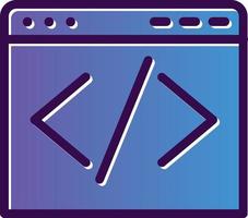Code Vector Icon Design