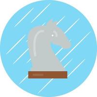 Chess Knight Vector Icon Design