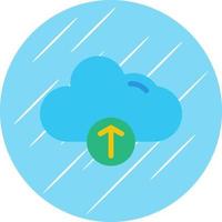 Cloud Upload Alt Vector Icon Design