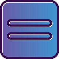 Equals Vector Icon Design