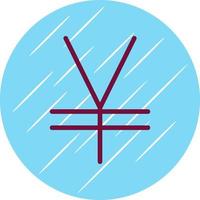 Yen Sign Vector Icon Design