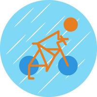 Biking Vector Icon Design