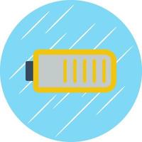 Battery Three Quarters Vector Icon Design