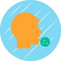 Head Side Virus Vector Icon Design
