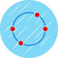 Dot Circle Vector Icon Design