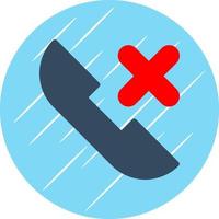 Missed call Vector Icon Design