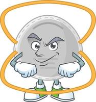 N95 mask Cartoon character vector