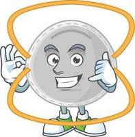 N95 mask Cartoon character vector