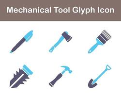 Mechanical Tool Vector Icon Set