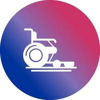 Wheel Chair Unique Vector Icon