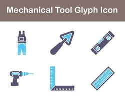 Mechanical Tool Vector Icon Set