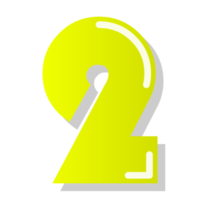 number with number 2 png