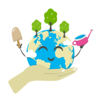 Element for use Earth Day concept. International Mother Earth Day. png