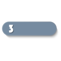 Bullet with number 3 png