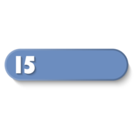 Bullet with number 15 png