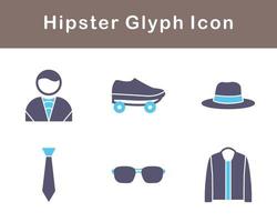 Hipster Vector Icon Set