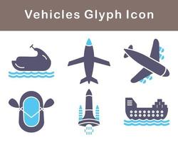 Vehicles Vector Icon Set