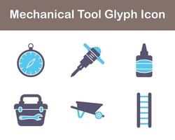 Mechanical Tool Vector Icon Set