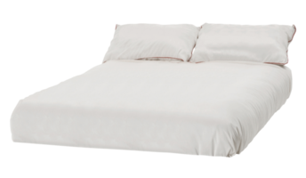 white bed isolated png