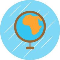 diseño de icono de vector de globo África