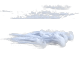 nuvens misturado isolado. 3d render png