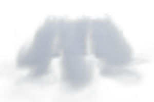 niebla movimiento blured aislado. 3d hacer png