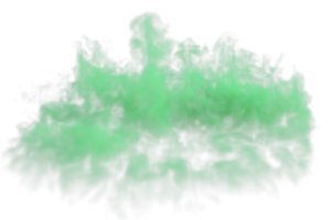 fumaça cor explosão isolado. 3d render png